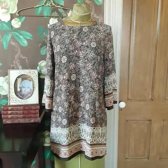 JELLA C. Boho Dress Size Medium - Picture 2 of 12